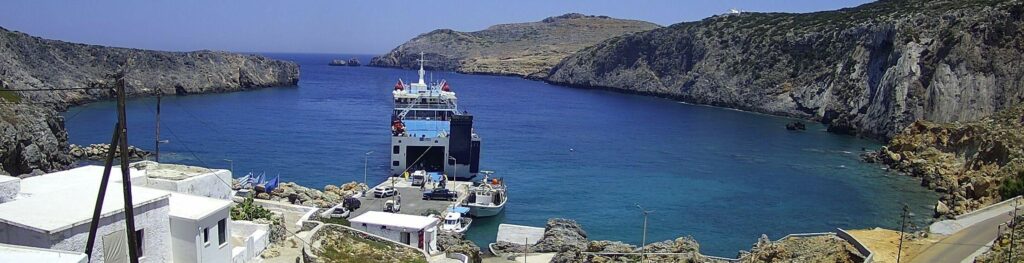 Antikythira Hafen Potamos