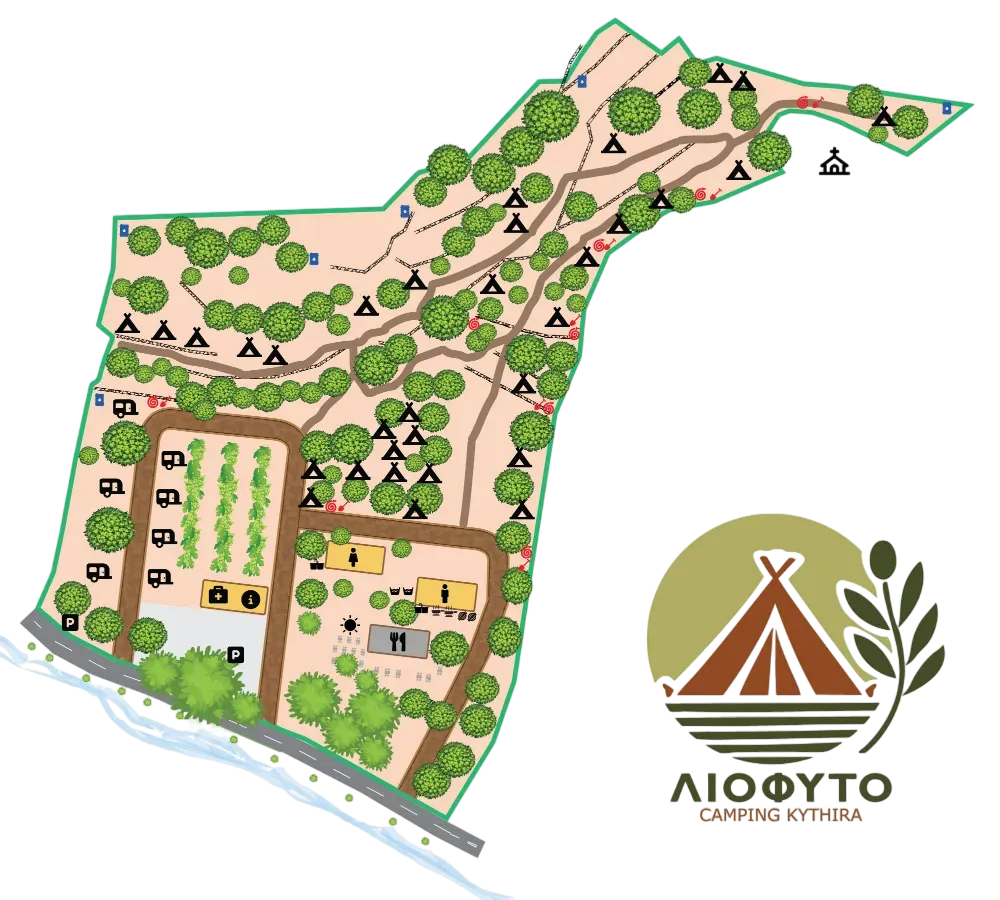 Campingplatz Paleopoli Campingplatz Plan Paleopoli